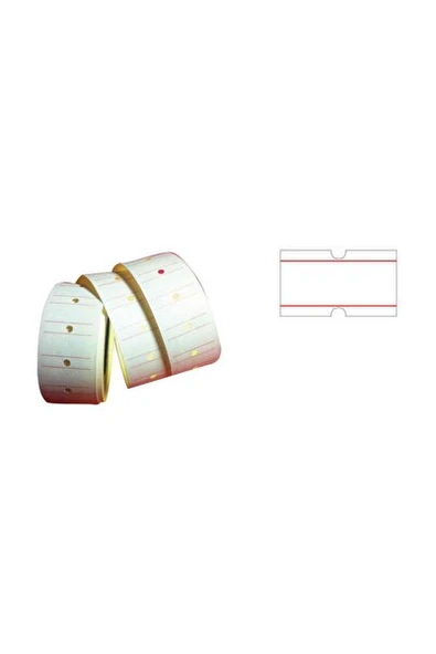 Ekstrafix Fiyat Etiketi Beyaz 12X21Mm Q Fix-5700 (12 Li Paket) ürün görseli 1
