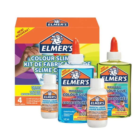 Elmers Renkli Şeffaf Slime Kit 2109494 ürün görseli 1