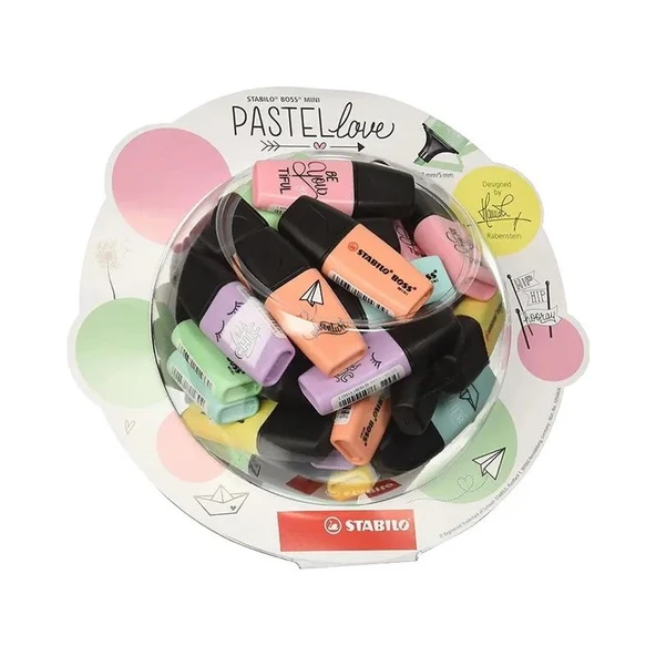 Stabilo Fosforlu Kalem Boss Mini Pastel (50 Li Paket) Bonbon 07/50-07 ürün görseli 1