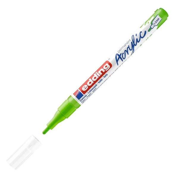 Edding Markör Kalem Akrilik İnce Uçlu Sarı-Yeşil 927 (10 Lu Paket) ürün görseli 1