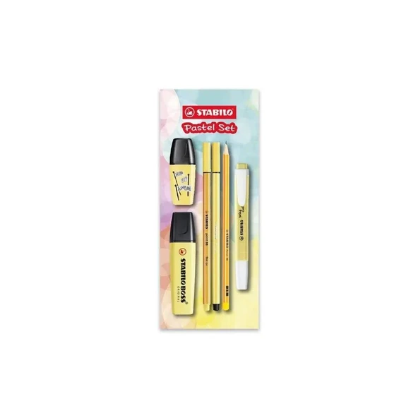 Stabilo Fosforlu Kalem (İşaret Kalemi) Boss Original 2-5 Mm Kesik Uç Tek Renk Pastel Set Sarı 70/144-6 (6 Lı Paket) ürün görseli 1