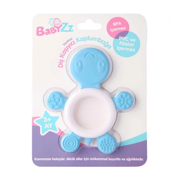 Lc Oyuncak Babyzz Kamplumbağa Dişlik Byz-30772 (Karışık Renk 1 Adet) ürün görseli 1