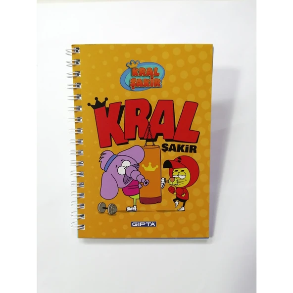 Gıpta Not Defteri Kral Şakir Spiralli Karton Kapak A6 Küçük Boy 6014 (36 Lı Paket) ürün görseli 1