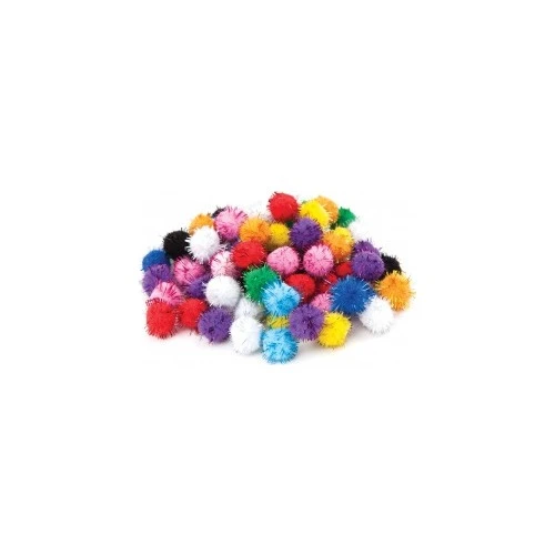 Rubenis Ponpon 30 Mm 6 Renk Karışık Metalik (50 Li Paket) ürün görseli 1