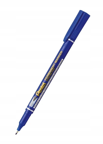 Pentel Marcador Permanent Markör Kalem Ekstra İnce Uç Mavi Y-Nf450-C (12 Li Paket) ürün görseli 1