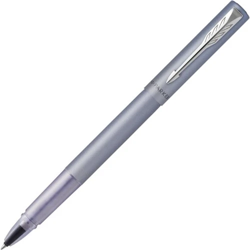 Parker Vector XL Gümüş Mavi Roller Kalem 2159775 - Resim 4