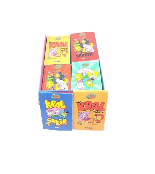 Gıpta Kral Şakir A7 (Küçük Boy) İkili Kareli - Çizgili Blok Not Defteri 80 Yaprak 6015 (36 Lı Paket) ürün görseli 1