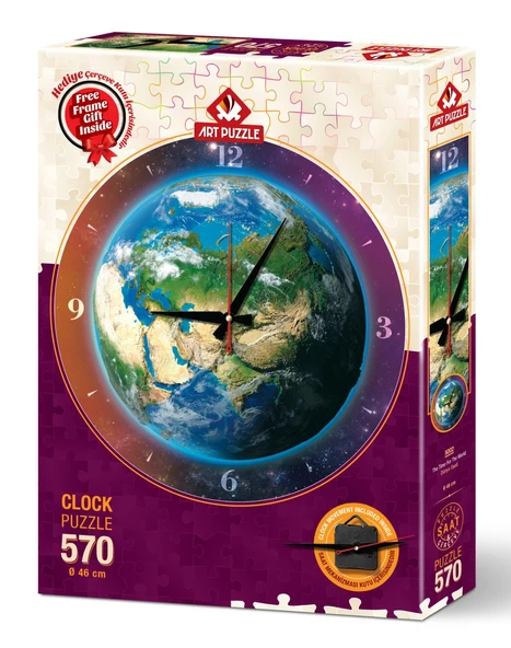 Art Puzzle 570 Parça Puzzle Dünya Saati 5002 ürün görseli 1