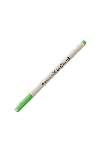 Artline Supreme İnce Fırça Uçlu Markör Kalem Fosforlu Yeşil Lv-A-Epfs-F Flo Green LV-A-EPFS-F (12 Li Paket) ürün görseli 1