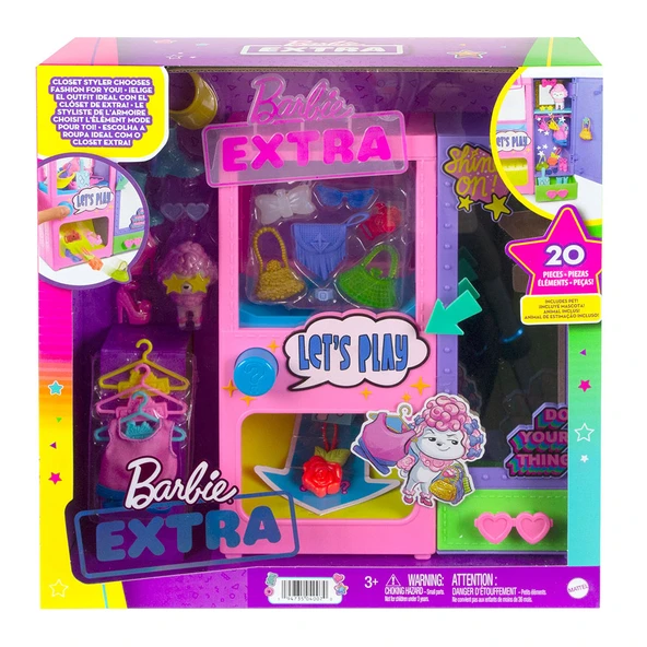 Barbie Oyuncak Extra Kıyafet Otomatı Oyun Seti Hfg75 ürün görseli 1