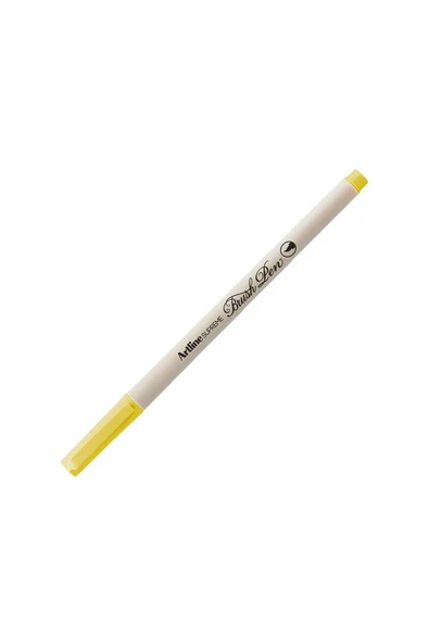 Artline Supreme İnce Fırça Uçlu Markör Kalem Fosforlu Sarı Lv-A-Epfs-F Flo Yellow LV-A-EPFS-F (12 Li Paket) ürün görseli 1