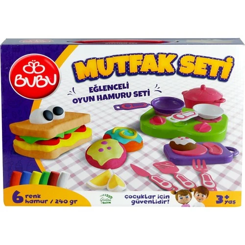 Bu-Bu Oyun Hamuru Seti Mutfak (L) Bubu-Oh0015 ürün görseli 1