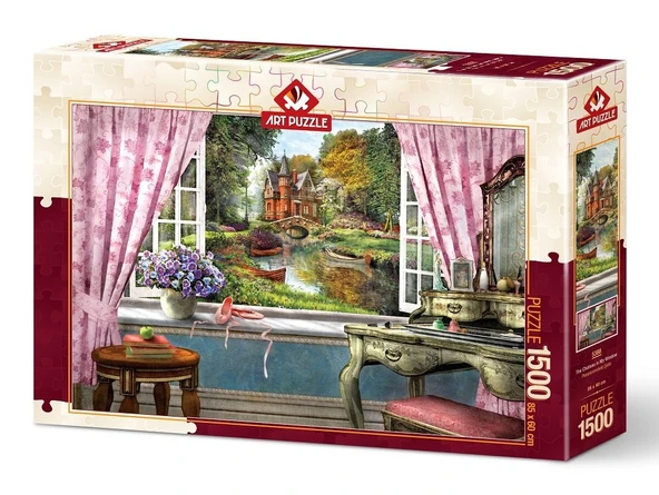 Art Puzzle 1500 Parça Puzzle Penceremdeki Şato 5388 ürün görseli 1