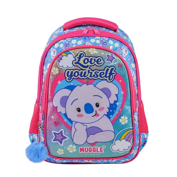 Muggle Okul Sırt Çantası Cute Koala Mavi Mu-8744 ürün görseli 1