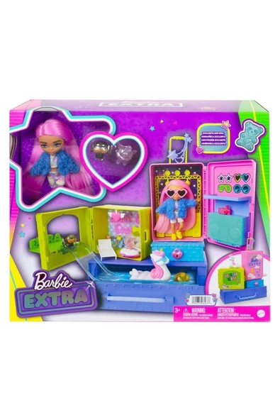 Barbie Oyuncak Extra Mini Bebekler ve Hayvan Dostlarının Seyahat Maceraları Hdy91 ürün görseli 1