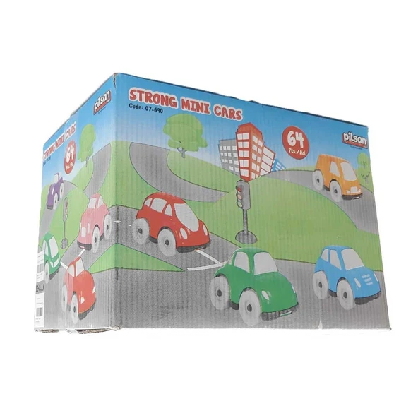Pilsan Oyuncak Strong Mini Arabalar 07690 (64 Lü Paket) - Resim 3