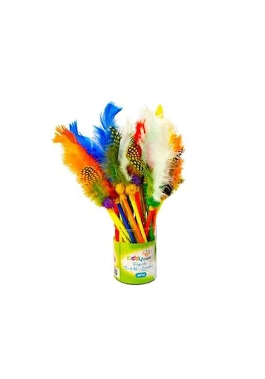 Kiddy World Süslü Tüy Kurşun Kalem Başlığı 01308 (48 Li Paket) ürün görseli 1