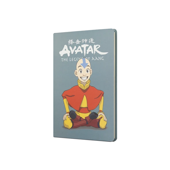 Mabbels Avatar Aang Sert Kapak Butik Not Defteri Gri 80 Yaprak Çizgisiz 15X21Cm Dft-388098 ürün görseli 1