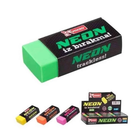 Mikro Silgi Soft (Neon) 2B-24Y (24 Lü Paket) ürün görseli 1