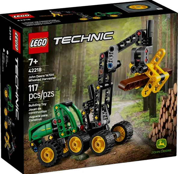 Lego Technic John Deere 1470H Wheeled Harvester 42218 ürün görseli 1
