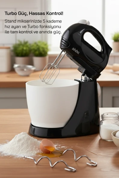 Sinbo SMX-2759 Standlı Mikser - Resim 5