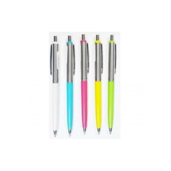 Steelpen Versatil Kalem (Mekanik Kurşun Kalem)  0.7 Mm Krom 662 (50 Li Paket) ürün görseli 1