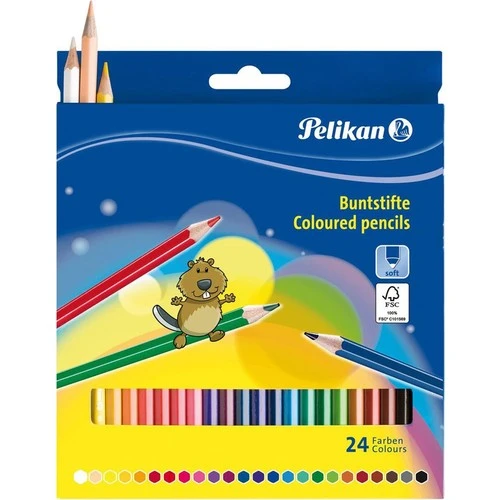 Pelikan Kuru Boya Kalemi 24 Renk 724013 ürün görseli 1
