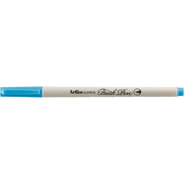 Artline Supreme İnce Fırça Uçlu Markör Kalem Açık Mavi Lv-A-Epfs-F L.Blue LV-A-EPFS-F (12 Li Paket) ürün görseli 1