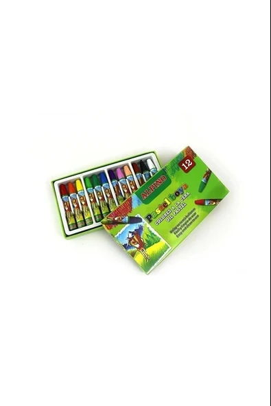 Alpino Pastel Boya 12 Renk Karton Kutu Dc-038296 ürün görseli 1
