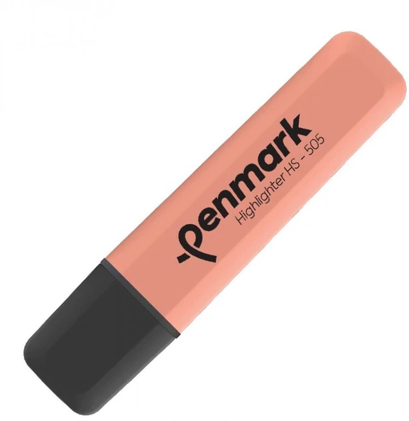 Penmark Pastel Fosforlu Kalem (İşaret Kalemi) Yavruağzı Hs505-09 (10 Lu Paket) ürün görseli 1
