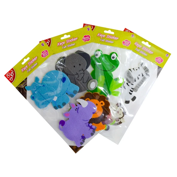 Bu-Bu Stickers 3D Keçe Hayvanlar Karışık Bubu-Sts011 ürün görseli 1