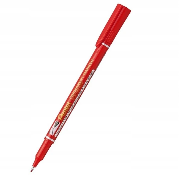 Pentel Marcador Permanent Markör Kalem Ekstra İnce Uç Kırmızı Y-Nf450-B (12 Li Paket) ürün görseli 1