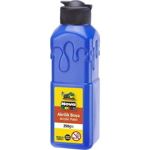 Nova Color Akrilik Boya 250 Gram Mavi NC-3012 ürün görseli 1