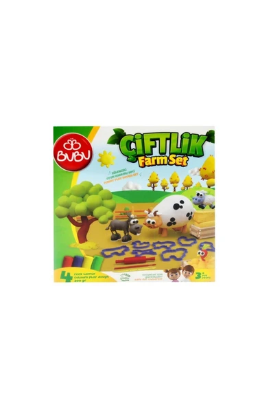Bu-Bu Oyun Hamuru Seti Çiftlik (M) Bubu-Oh0017 ürün görseli 1