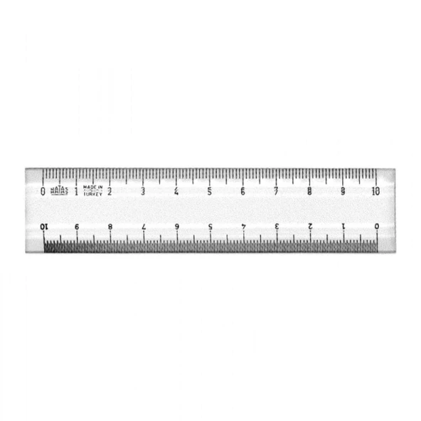 Hatas Cep Desimetresi 10 Cm 00240 (20 Li Paket) ürün görseli 1