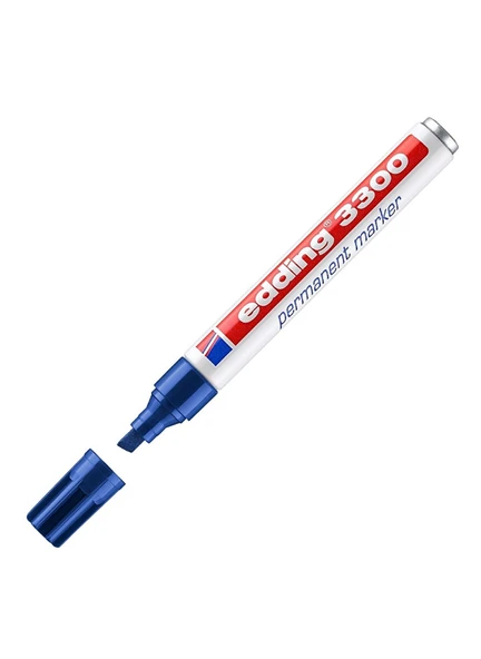 Edding Permanent Markör Kalem Kesik Uçlu 1-5 Mm Mavi ED330003 (10 Lu Paket) ürün görseli 1