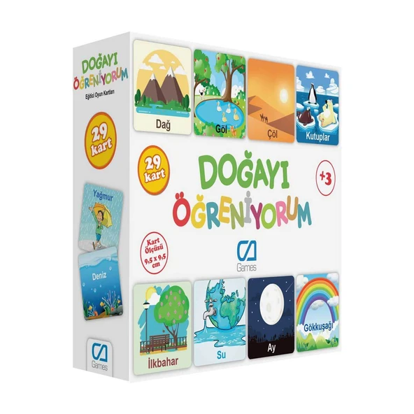 Ca Games Eğitici Doğayı Öğreniyorum Eğitici Bilgi Kartları 5053 ürün görseli 1