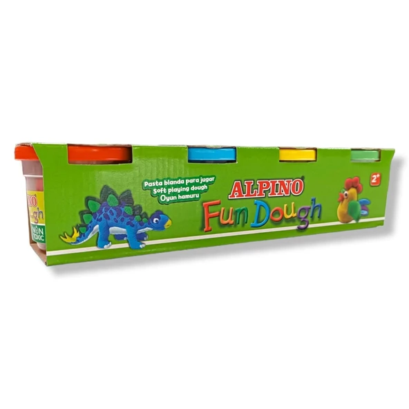 Alpino Oyun Hamuru 4 Renk 100 Gram Dp-000401 ürün görseli 1
