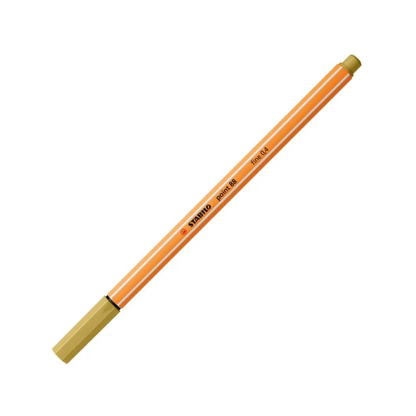 Stabilo Fineliner Point 88 İnce Keçe Uçlu Kalem 88 Point 0.4 Mm Açık Haki 88/66 (10 Lu Paket) ürün görseli 1