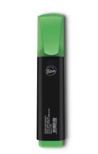 Bion Fosforlu Kalem (İşaret Kalemi) Neon Yeşil 9184 (12 Li Paket) ürün görseli 1