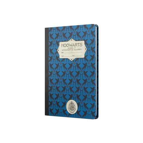 Mabbels Harry Potter Hogwarts Ravenclaw Sert Kapak Butik Not Defteri Lacivert 80 Yaprak Çizgisiz 15X21Cm Dft-388173 ürün görseli 1