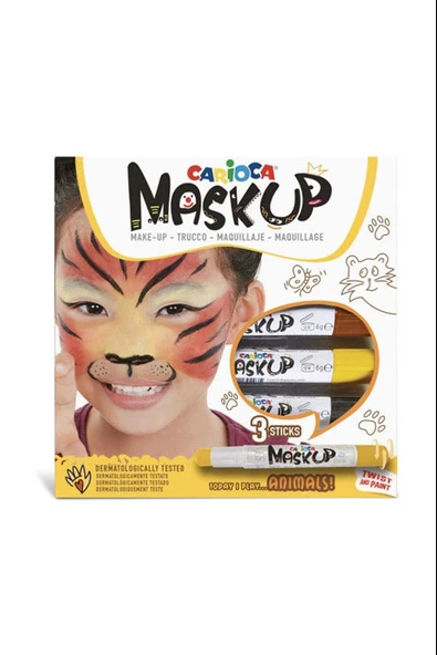 Carioca Yüz Boyası 6 Gram 3 Renk Animals 43048 ürün görseli 1