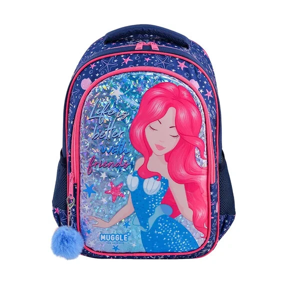 Muggle Okul Sırt Çantası Marmaid Lacivert Mu-8836 ürün görseli 1
