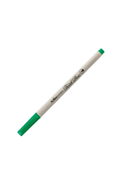 Artline Supreme İnce Fırça Uçlu Markör Kalem Yeşil Lv-A-Epfs-F Green LV-A-EPFS-F (12 Li Paket) ürün görseli 1