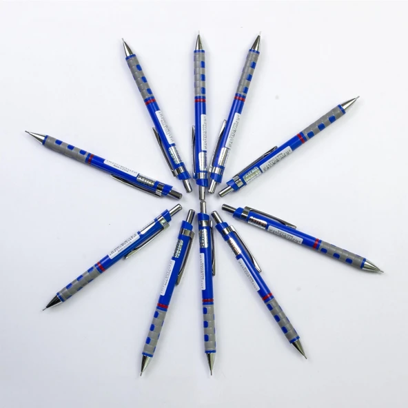 Rotring Versatil Kalem (Mekanik Uçlu Kurşun Kalem) Tikky Rd Opal Mavi 0.7 Mm 2189067 (12 Li Paket) ürün görseli 1