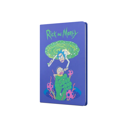 Mabbels Rick And Morty Sert Kapak Butik Not Defteri Mor 80 Yaprak Çizgisiz 15X21Cm Dft-388081 ürün görseli 1