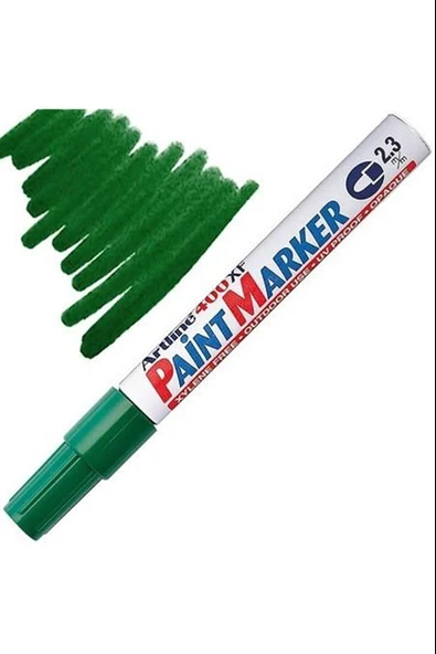 Artline Markör Paint Çok Amaçlı Boya Kalemi 2,3 Yeşil 400Xf (12 Li Paket) ürün görseli 1