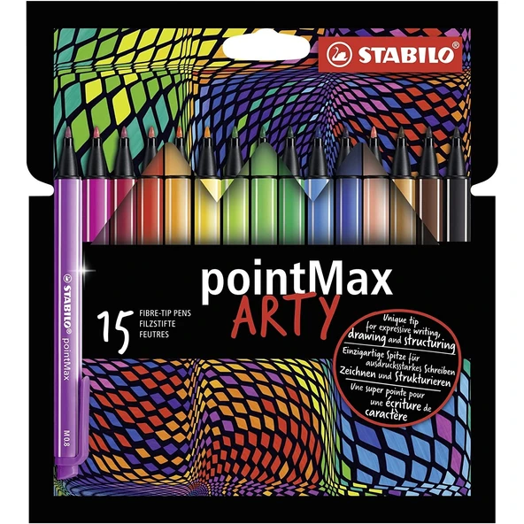 Stabilo Pointmax Arty Keçe Uçlu Kalem 15 Renk 488/15-1-20 ürün görseli 1