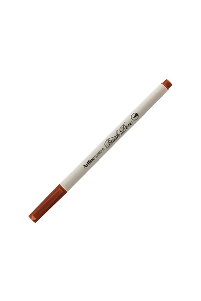 Artline Supreme İnce Fırça Uçlu Markör Kalem Kahverengi Lv-A-Epfs-F Brown LV-A-EPFS-F (12 Li Paket) ürün görseli 1