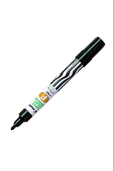 Pilot Super Color Permanent Marker Kalem Yuvarlak Uç Siyah SCA-F-B (12 Li Paket) ürün görseli 1